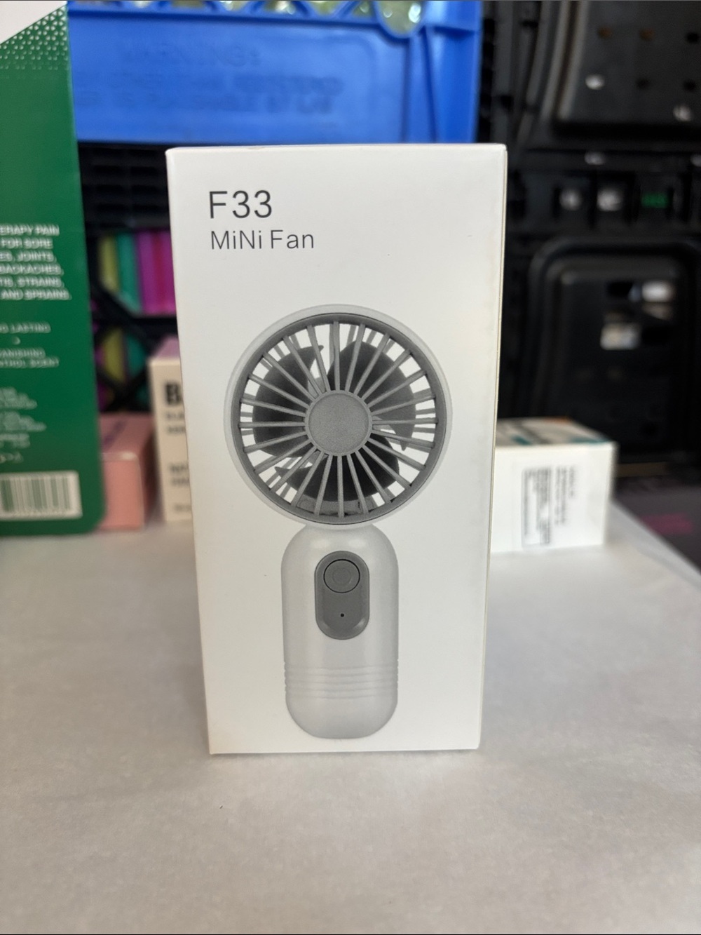 F33 Mini Handheld Fan - purple